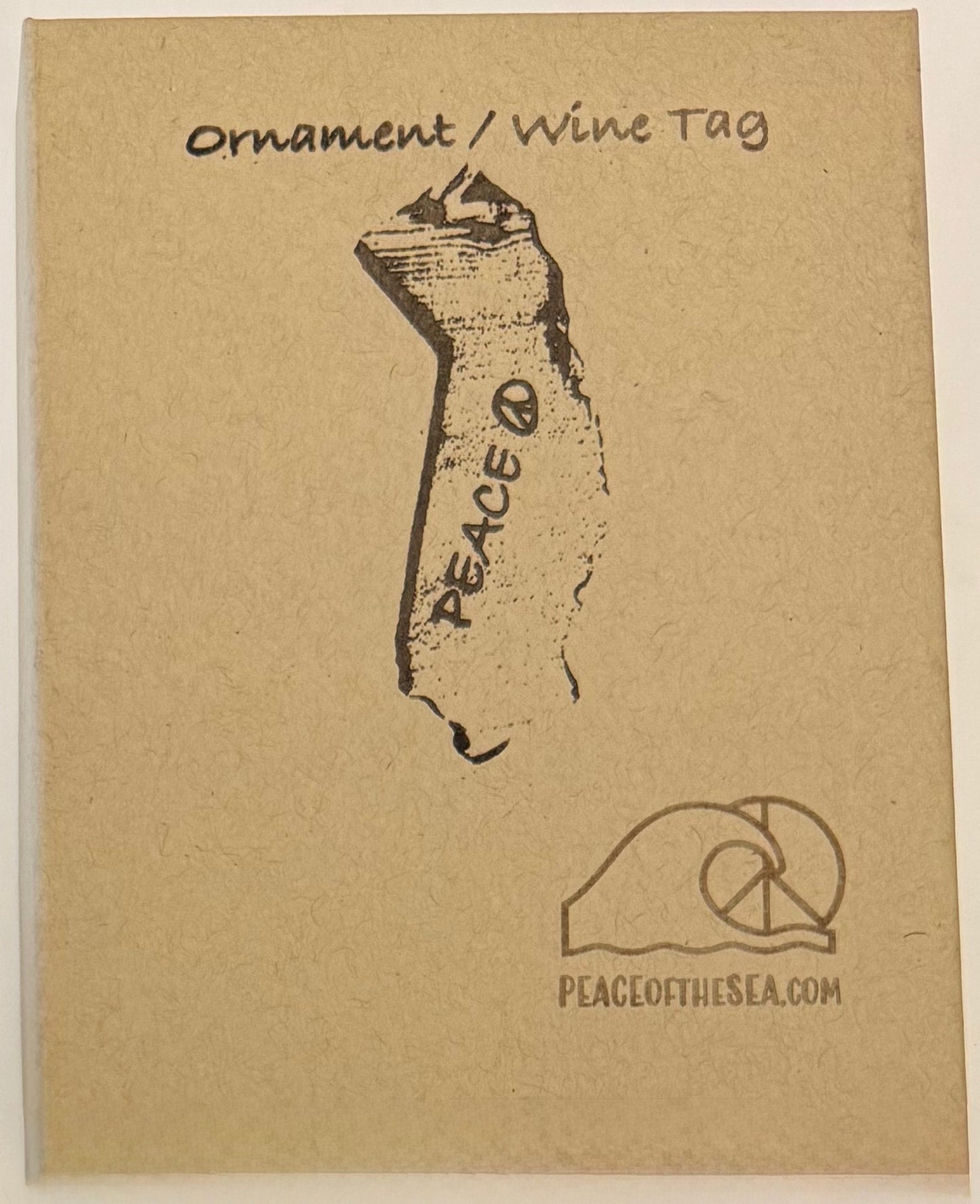 Ornament- Wine Tag - California