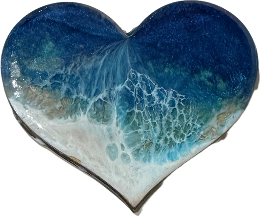 Magnet:  Waves on your Heart Magnet